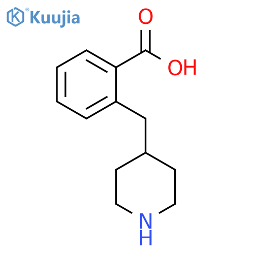 2-(piperidin-4-yl)methylbenzoic acid structure