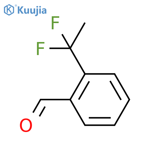 2-(1,1-difluoroethyl)benzaldehyde structure