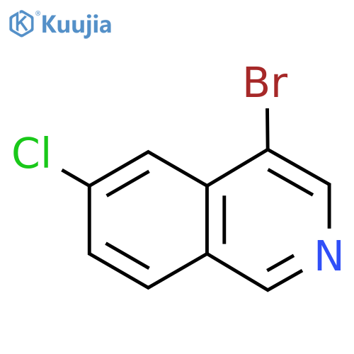 4-Bromo-6-chloroisoquinoline structure