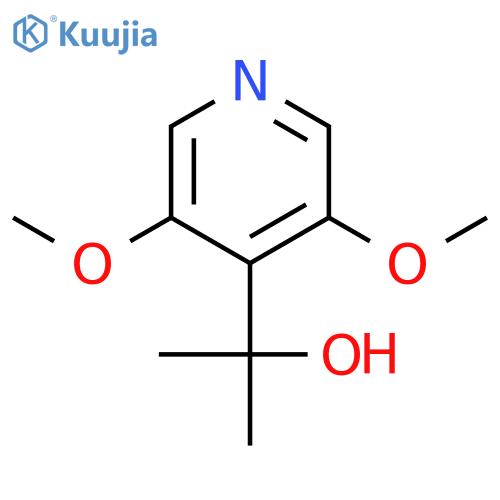 2-(3,5-dimethoxypyridin-4-yl)propan-2-ol structure