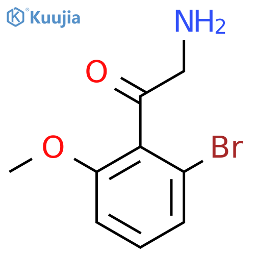 2-Amino-1-(2-bromo-6-methoxyphenyl)ethan-1-one structure