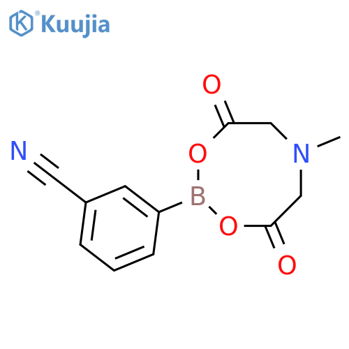3-(6-Methyl-4,8-dioxo-1,3,6,2-dioxazaborocan-2-yl)benzonitrile structure