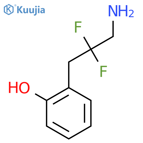 2-(3-amino-2,2-difluoropropyl)phenol structure