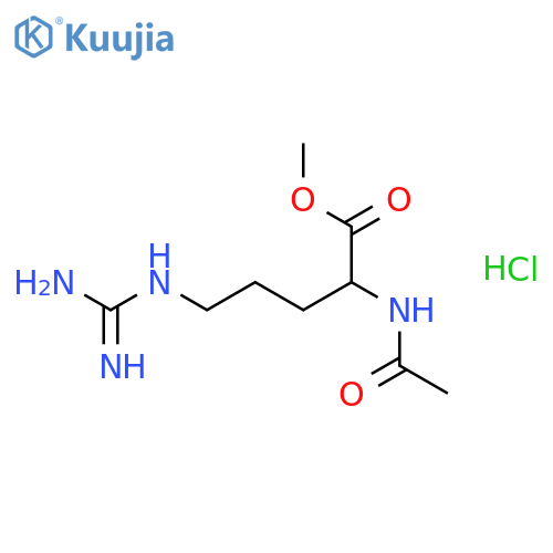 N-Acetyl-L-arginine Methyl Ester Hydrochloride structure