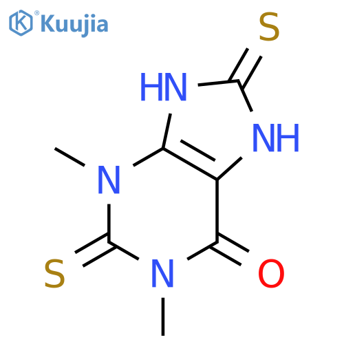 1,3-dimethyl-2,8-dithioxo-1,2,3,7,8,9-hexahydro-6H-purin-6-one structure
