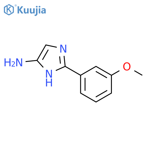 2-(3-methoxyphenyl)-1H-imidazol-4-amine structure