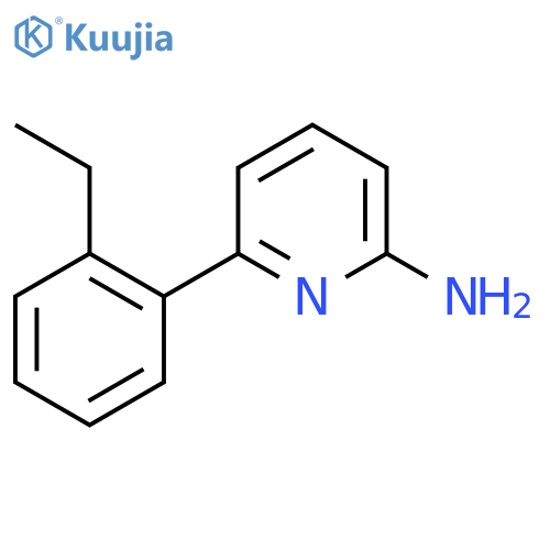 6-(2-Ethylphenyl)-2-pyridinamine structure