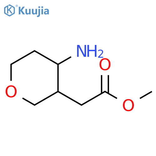 2H-Pyran-3-acetic acid, 4-aminotetrahydro-, methyl ester structure
