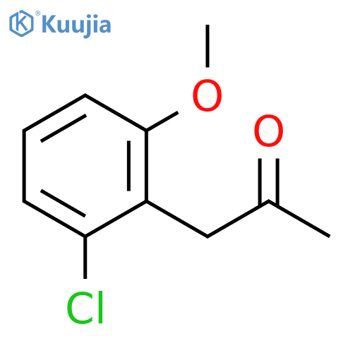 1-(2-chloro-6-methoxyphenyl)propan-2-one structure