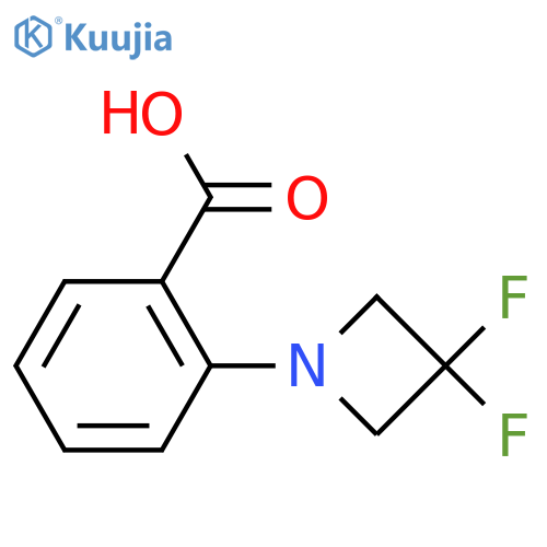 2-(3,3-Difluoroazetidin-1-yl)benzoic acid structure