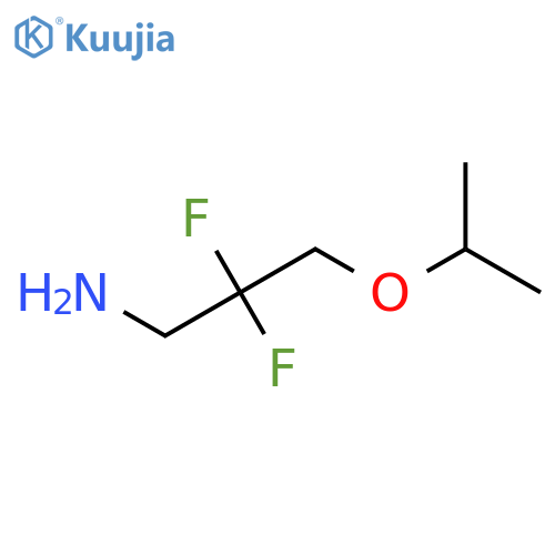 2,2-Difluoro-3-propan-2-yloxypropan-1-amine structure