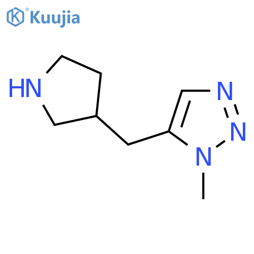 1-Methyl-5-[(pyrrolidin-3-yl)methyl]-1h-1,2,3-triazole structure