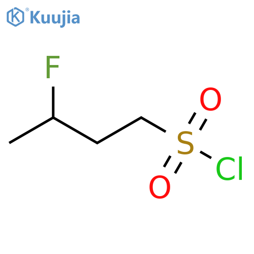 3-fluorobutane-1-sulfonyl chloride structure