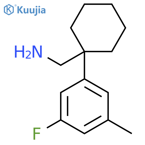 [1-(3-Fluoro-5-methylphenyl)cyclohexyl]methanamine structure