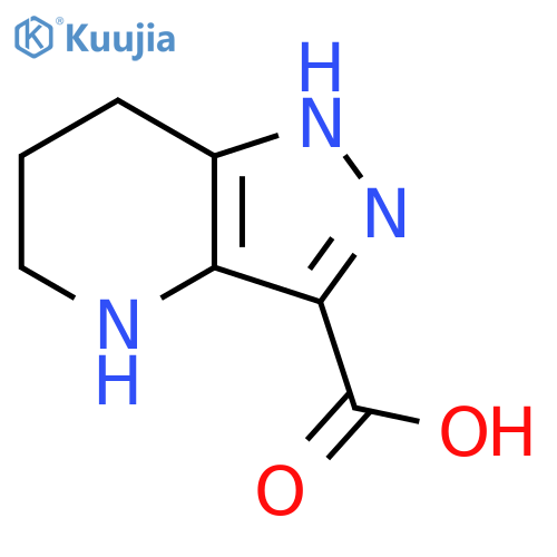 1H,4H,5H,6H,7H-pyrazolo4,3-bpyridine-3-carboxylic acid structure
