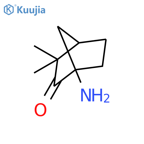 Bicyclo[2.2.1]heptan-2-one,1-amino-3,3-dimethyl-, (1R,4R)- structure