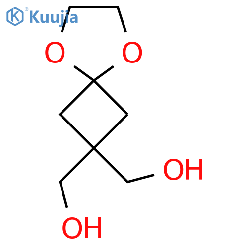 [2-(Hydroxymethyl)-5,8-dioxaspiro[3.4]octan-2-yl]methanol structure