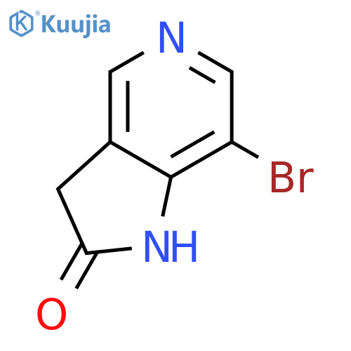 7-bromo-1h,2h,3h-pyrrolo[3,2-c]pyridin-2-one structure