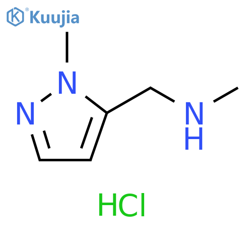 Methyl(1-methyl-1H-pyrazol-5-yl)methylamine Hydrochloride structure