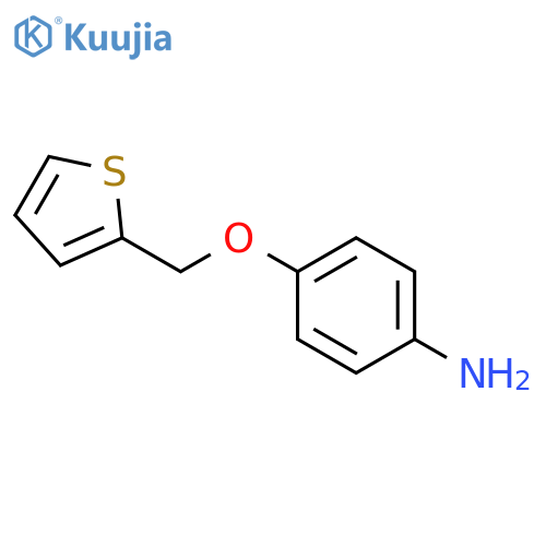 4-(2-thienylmethoxy)aniline structure