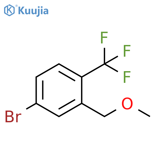 Benzene, 4-bromo-2-(methoxymethyl)-1-(trifluoromethyl)- structure