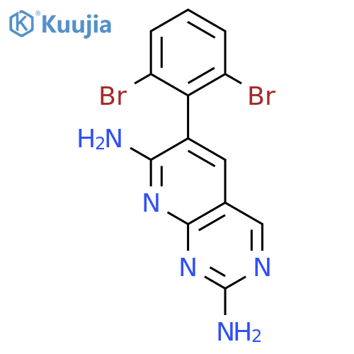 6-(2,6-Dibromophenyl)pyrido2,3-dpyrimidine-2,7-diamine structure