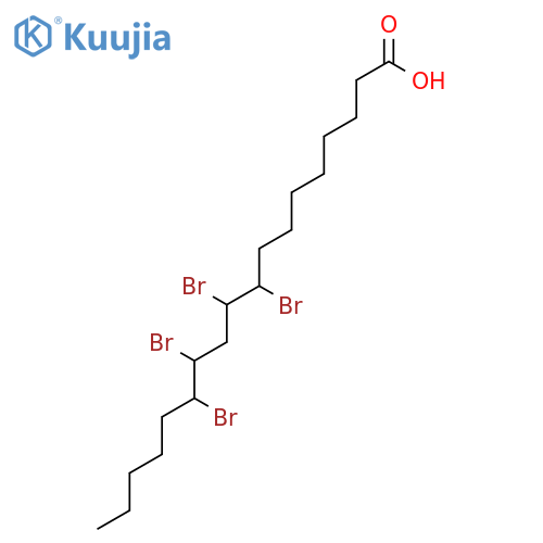 9,10,12,13-Tetrabromooctadecanoic acid structure