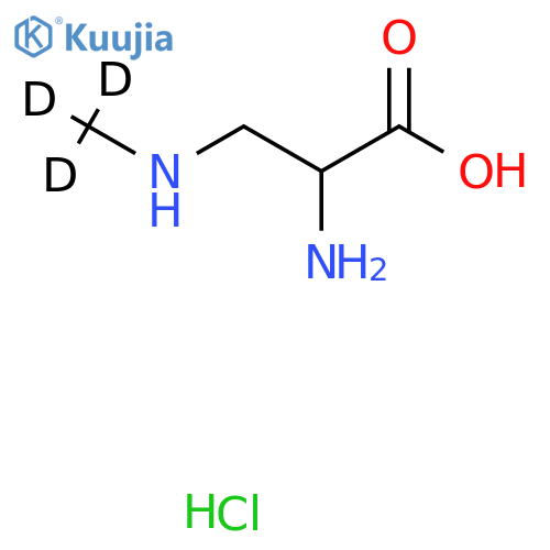 a-Amino-b-methylaminopropionic Acid-d3 Hydrochloride structure
