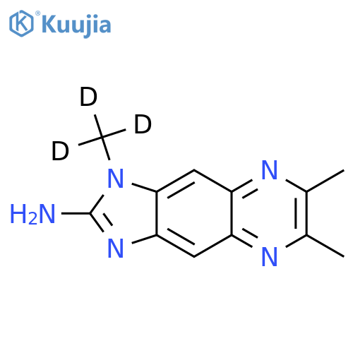 1,6,7-Trimethyl-1H-imidazo4,5-gquinoxalin-2-amine-d3 structure