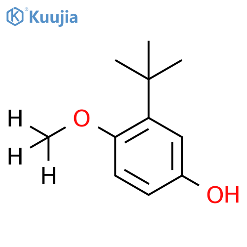 2-tert-Butyl-4-hydroxyanisole-d3 structure