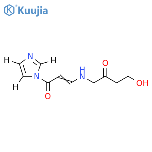 1-(4-Aza-8-hydroxy-6-oxo)oct-2-en-1-oylimidazole-d3(mixture E/Z) structure