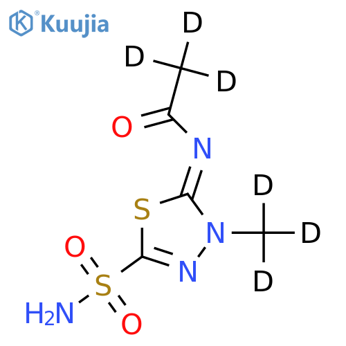 Methazolamide-d6 structure