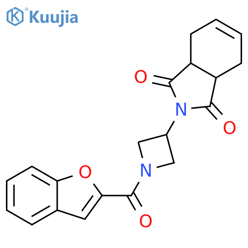 2-[1-(2-Benzofuranylcarbonyl)-3-azetidinyl]-3a,4,7,7a-tetrahydro-1H-isoindole-1,3(2H)-dione structure