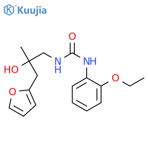 1-(2-ethoxyphenyl)-3-{2-[(furan-2-yl)methyl]-2-hydroxypropyl}urea structure