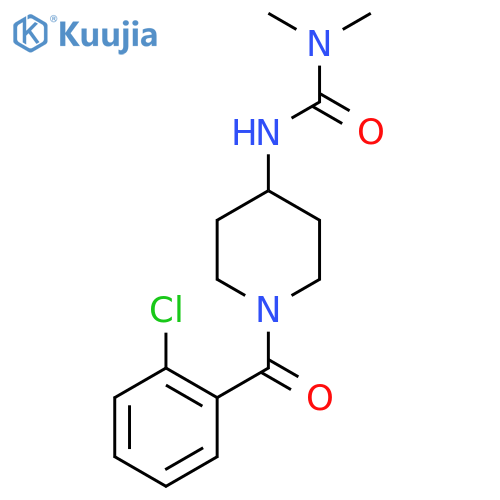 1-[1-(2-Chlorobenzoyl)piperidin-4-YL]-3,3-dimethylurea structure