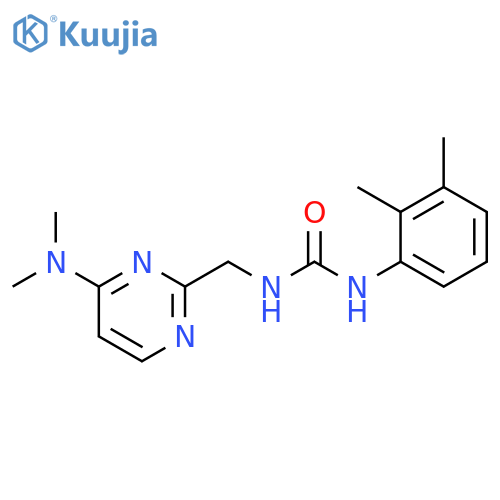 3-{[4-(dimethylamino)pyrimidin-2-yl]methyl}-1-(2,3-dimethylphenyl)urea structure