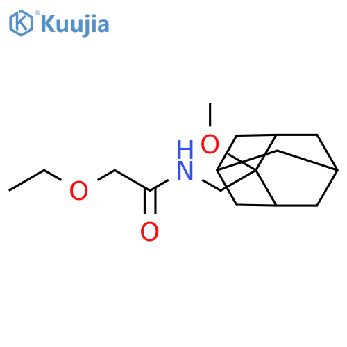 2-Ethoxy-N-[(2-methoxytricyclo[3.3.1.13,7]dec-2-yl)methyl]acetamide structure