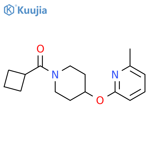2-[(1-cyclobutanecarbonylpiperidin-4-yl)oxy]-6-methylpyridine structure