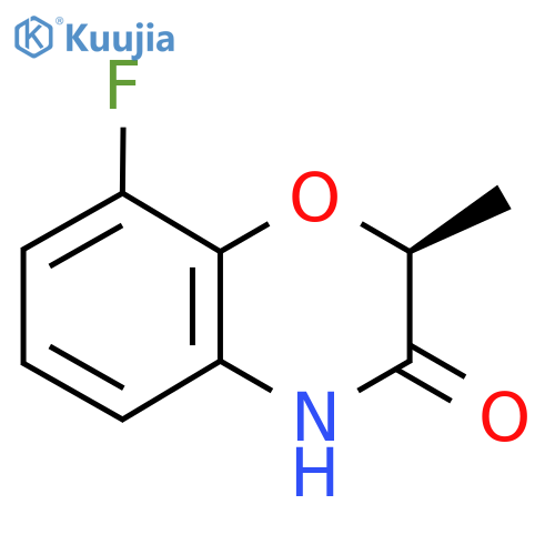 (S)-8-Fluoro-2-methyl-2H-benzo[b][1,4]oxazin-3(4H)-one structure