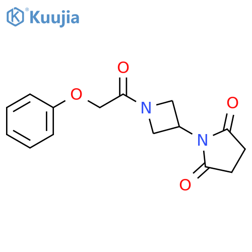 1-[1-(2-Phenoxyacetyl)-3-azetidinyl]-2,5-pyrrolidinedione structure