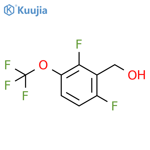 2,6-Difluoro-3-(trifluoromethoxy)benzyl alcohol structure
