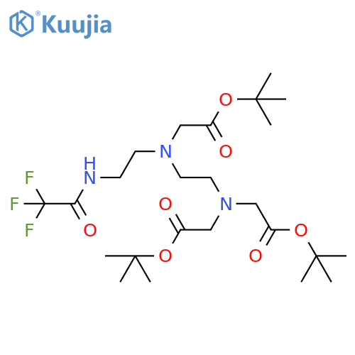 Diethylenetriaminetriacetic Acid Trifluoroacetamide Tri(tert-butyl Ester) structure