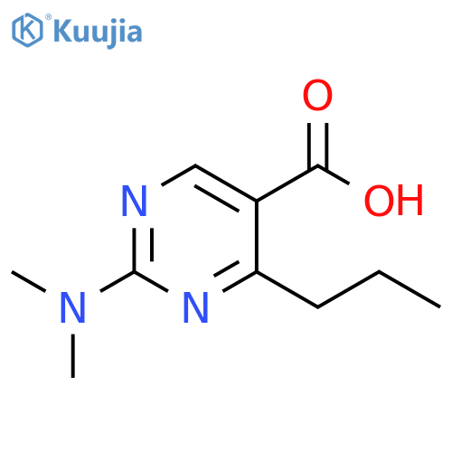 5-Pyrimidinecarboxylic acid, 2-(dimethylamino)-4-propyl- structure