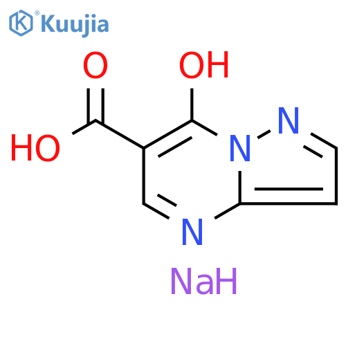 sodium 7-hydroxypyrazolo1,5-apyrimidine-6-carboxylate structure