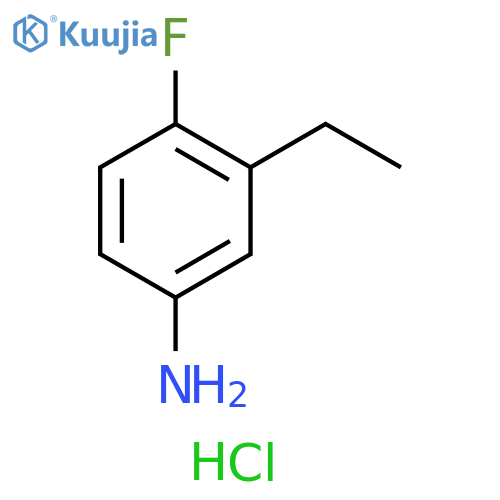 3-Ethyl-4-fluoroaniline hydrochloride structure