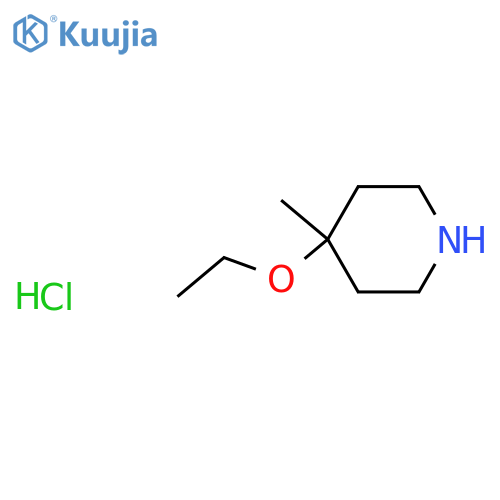 4-Ethoxy-4-methylpiperidine hydrochloride structure