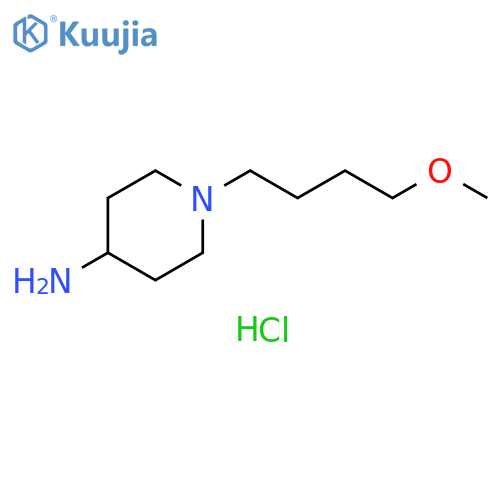 1-(4-methoxybutyl)piperidin-4-amine dihydrochloride structure
