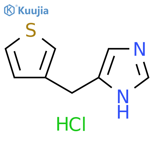 4-(thiophen-3-yl)methyl-1H-imidazole hydrochloride structure