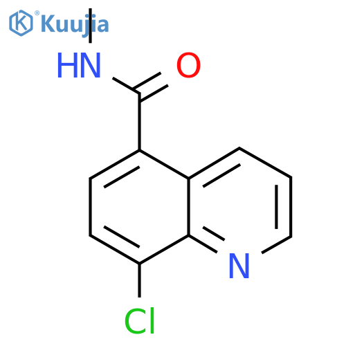 8-chloro-N-methylquinoline-5-carboxamide structure