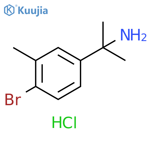 2-(4-bromo-3-methylphenyl)propan-2-amine hydrochloride structure